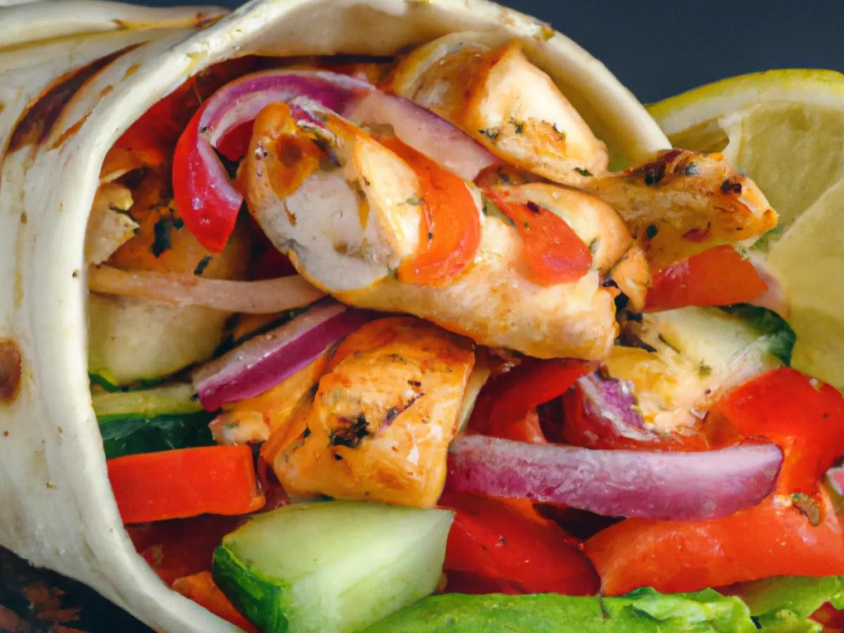 Allergen-Free Mediterranean Wrap Allergen-Free Mediterranean Wrap