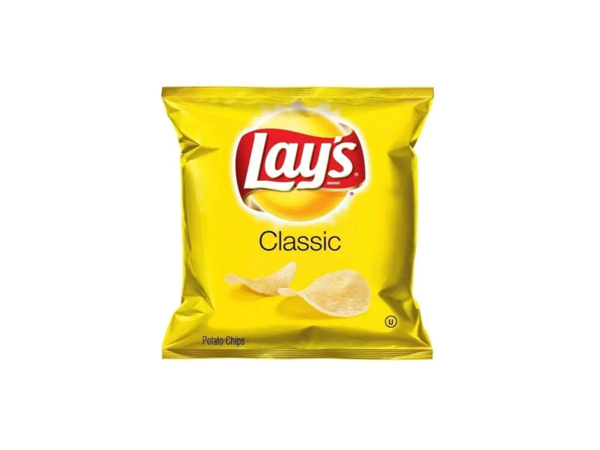 1 Bag of Lay's Classic Potato Chips 1 Bag of Lay's Classic Potato Chips