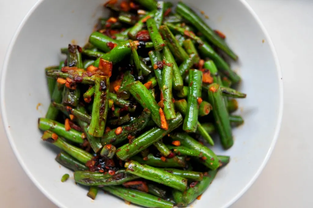 Green Beans with Garlic and Chile
