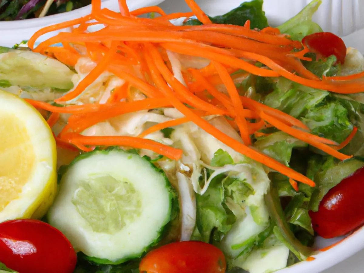 Individual Box: Side Vegan Mixed Green Salad with Lemon Vinaigrette Individual Box: Side Vegan Mixed Green Salad with Lemon Vinaigrette