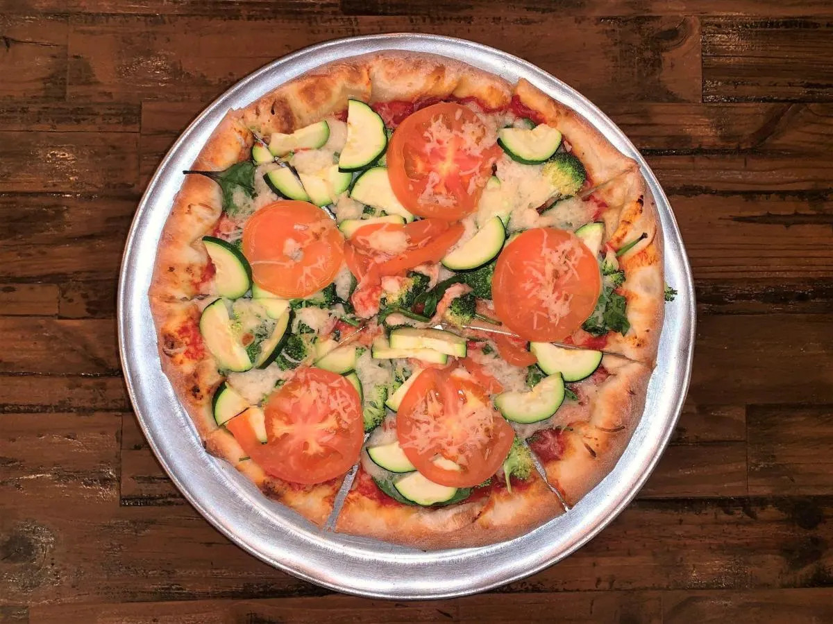 Dairy Free Personal Broccoli & Zucchini Pizza Dairy Free Personal Broccoli & Zucchini Pizza