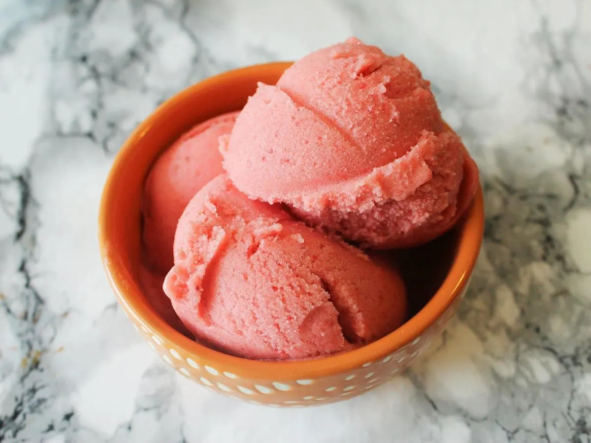 Strawberry Sorbet Strawberry Sorbet