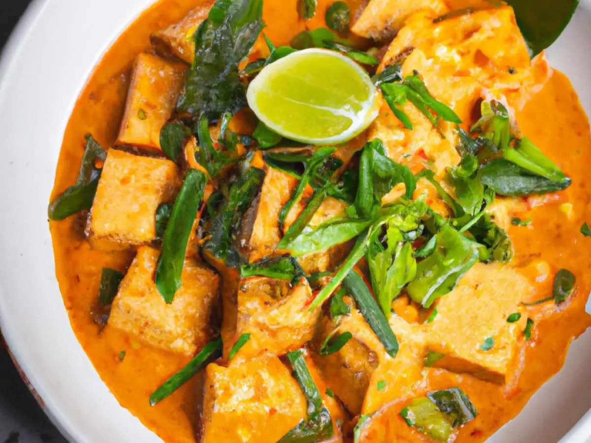 Half Tofu Panang Curry Half Tofu Panang Curry