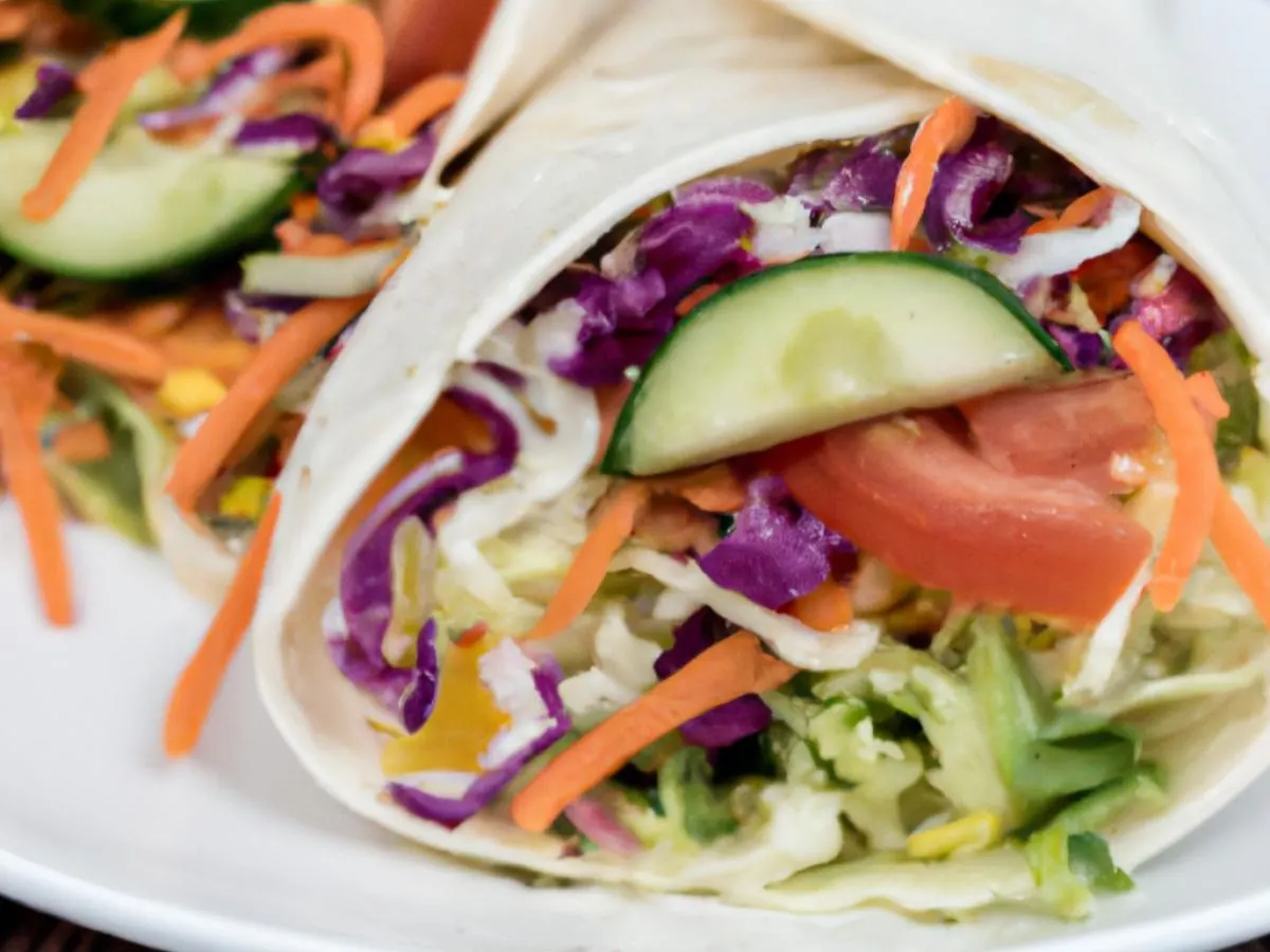 Allergen-Free Farmer's Market Wrap and Side Salad Combo (Vegan) Allergen-Free Farmer's Market Wrap and Side Salad Combo (Vegan)