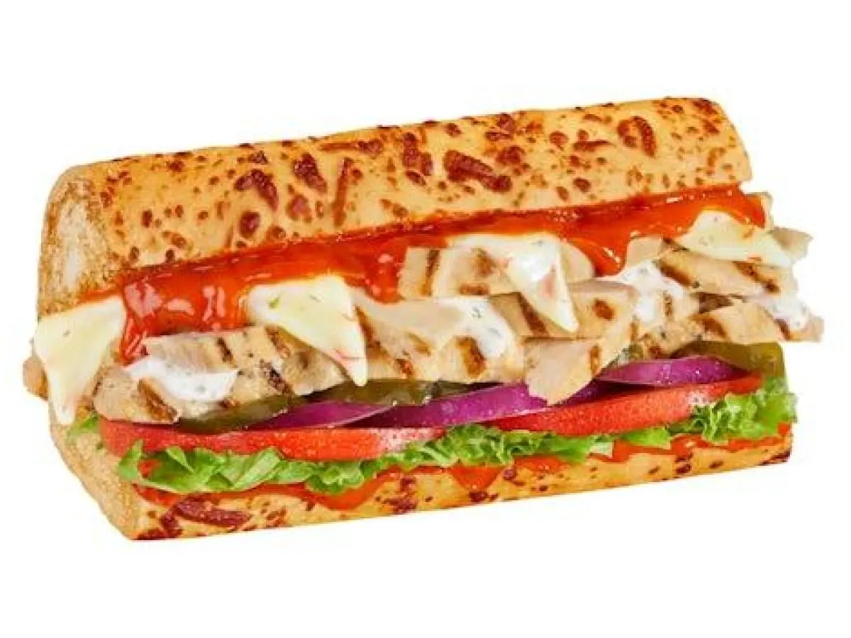 Regular Buffalo Chicken Sub on White Bread Regular Buffalo Chicken Sub on White Bread