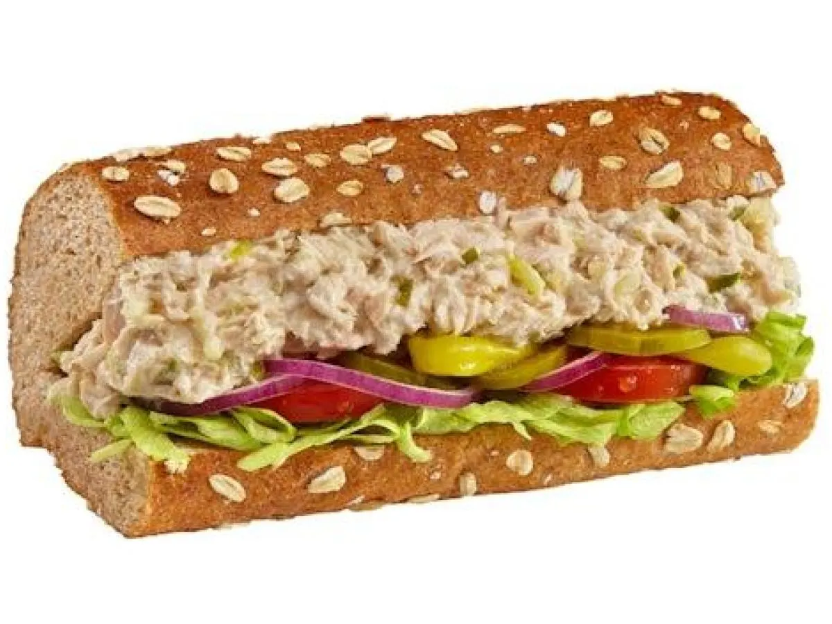 Regular Albacore Tuna Sub on White Bread Regular Albacore Tuna Sub on White Bread