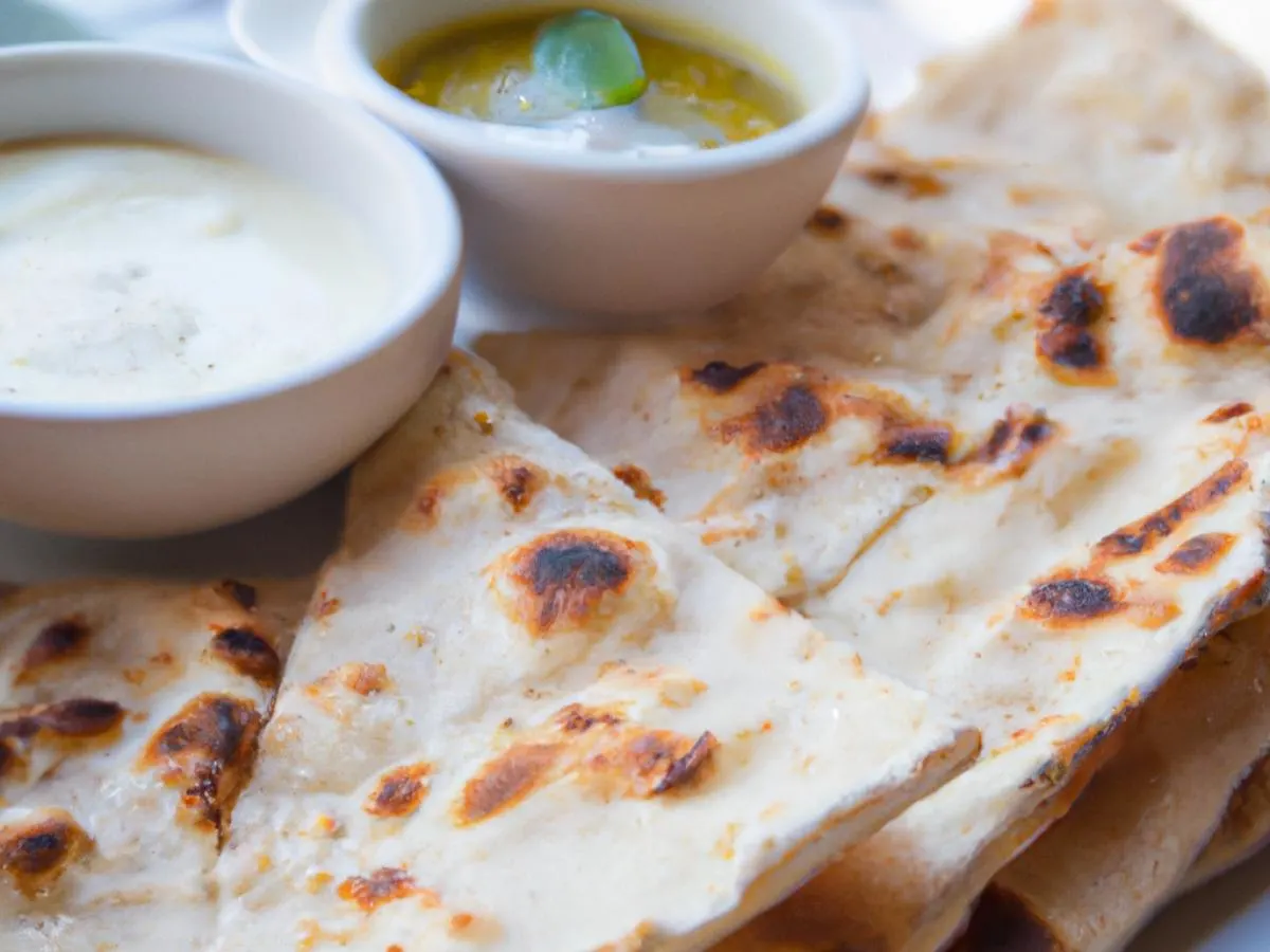 Large Naan Chips & Dips Large Naan Chips & Dips