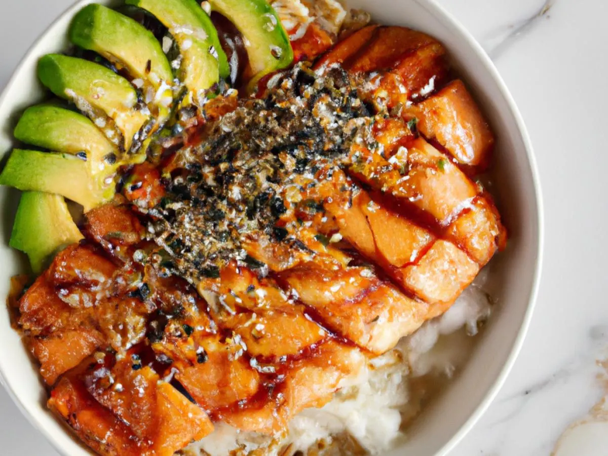 Grilled Salmon Toro Rice Bowl Grilled Salmon Toro Rice Bowl