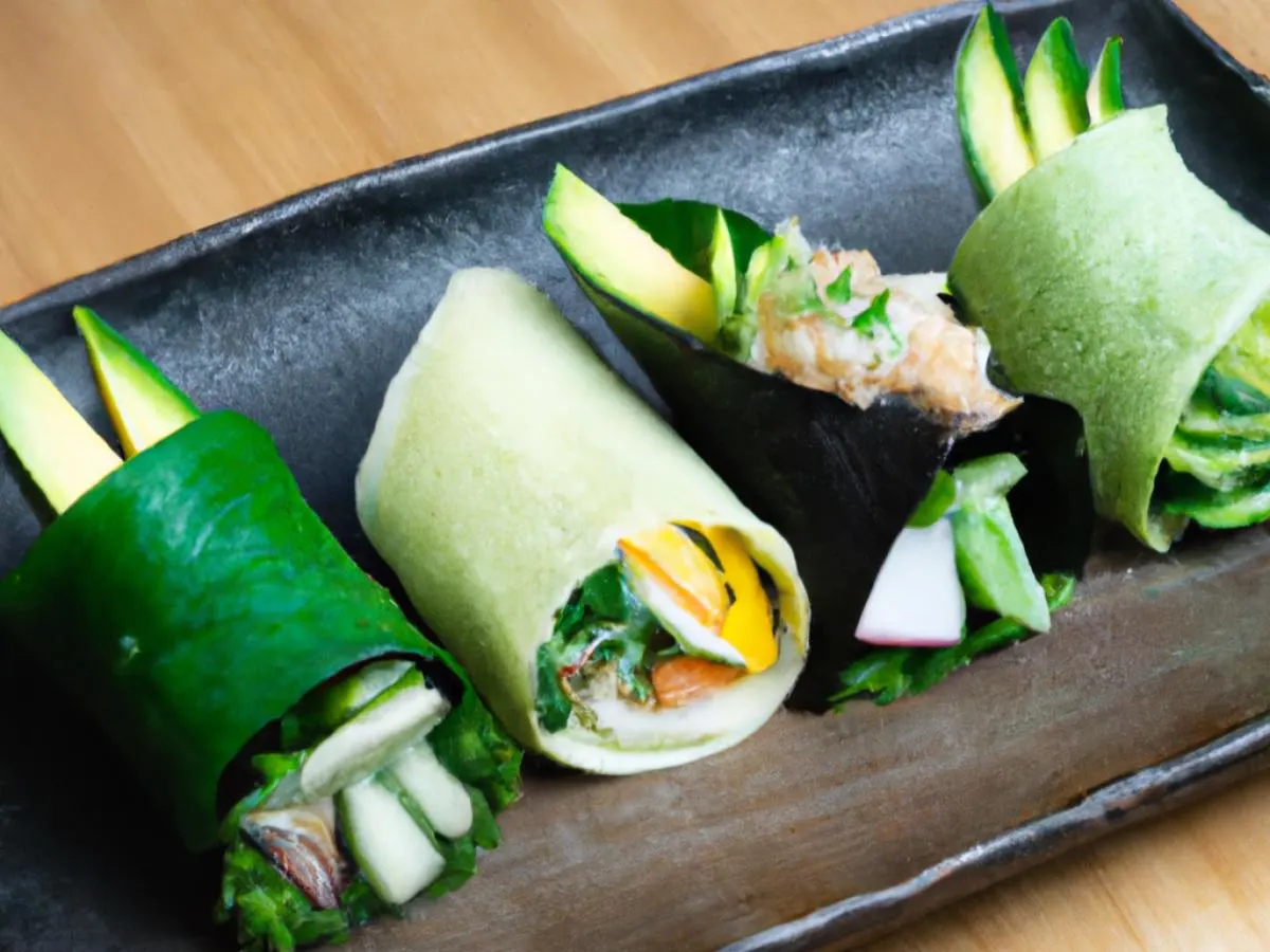 3 Handrolls Combo: Kampyo & Cream Cheese, Vegetarian, Avo w/ edamame 3 Handrolls Combo: Kampyo & Cream Cheese, Vegetarian, Avo w/ edamame