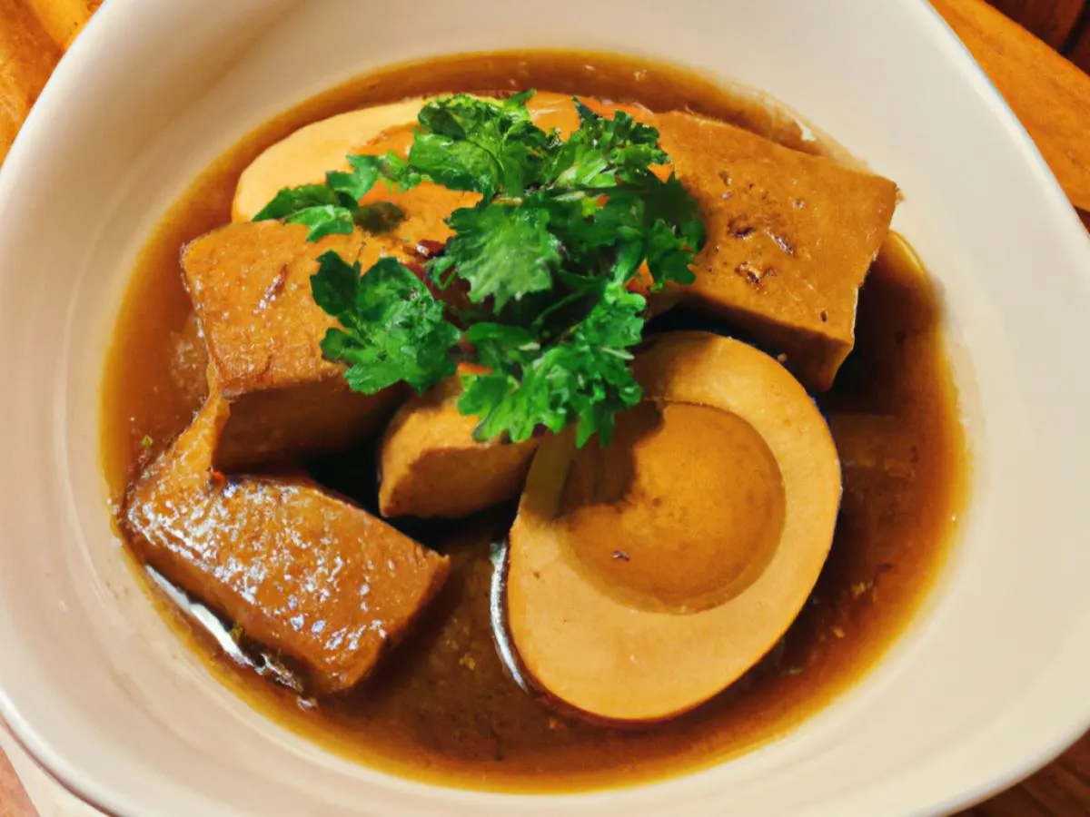 Tofu & Soy Braised Farm Egg Adobo Tofu & Soy Braised Farm Egg Adobo