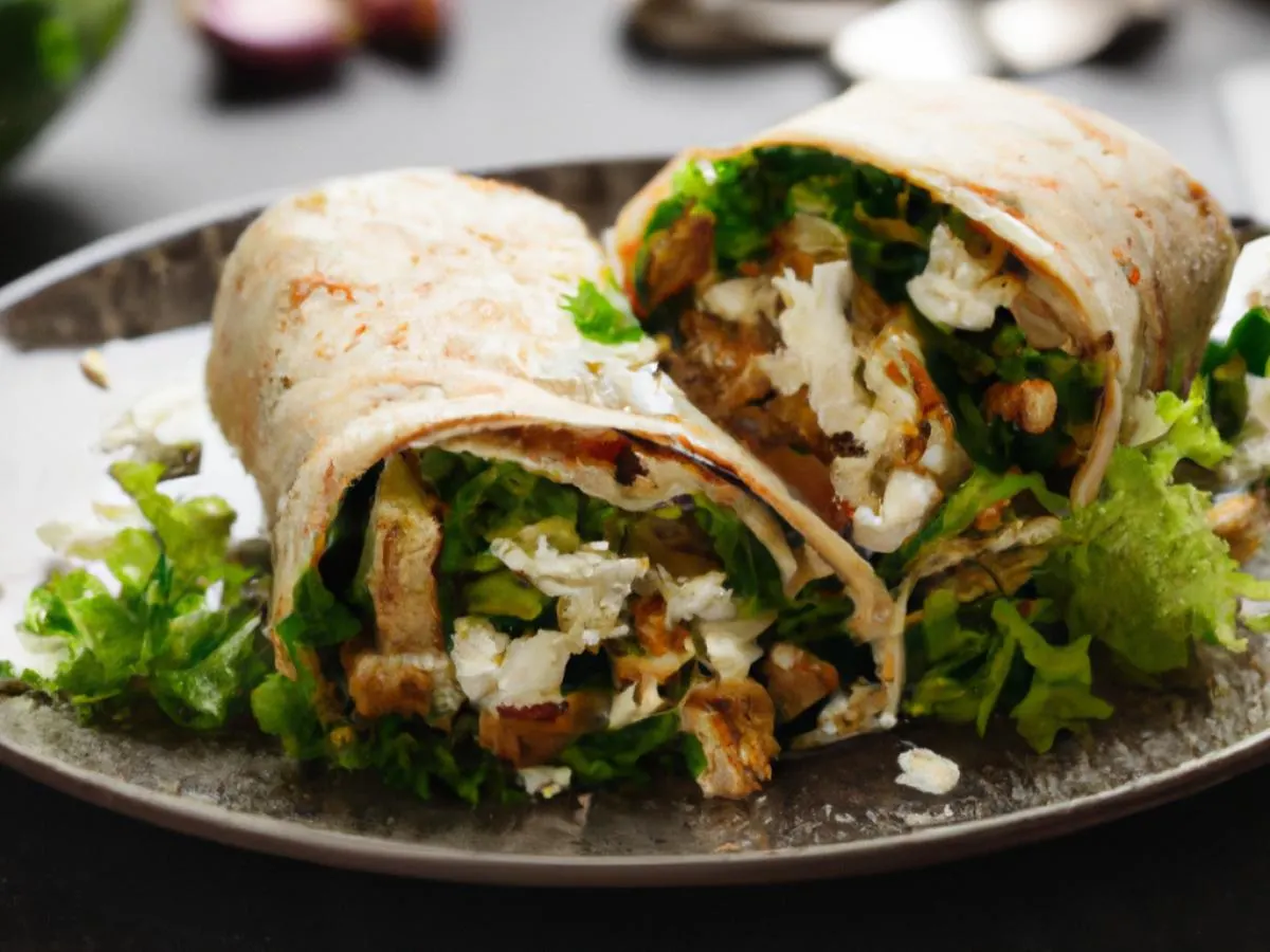 Vegetarian Durum Wrap Vegetarian Durum Wrap