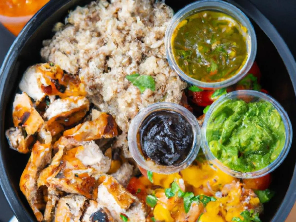 Light Carb - Roasted Chicken Super Burrito Bowl with Salsa (No Chips) Light Carb - Roasted Chicken Super Burrito Bowl with Salsa (No Chips)