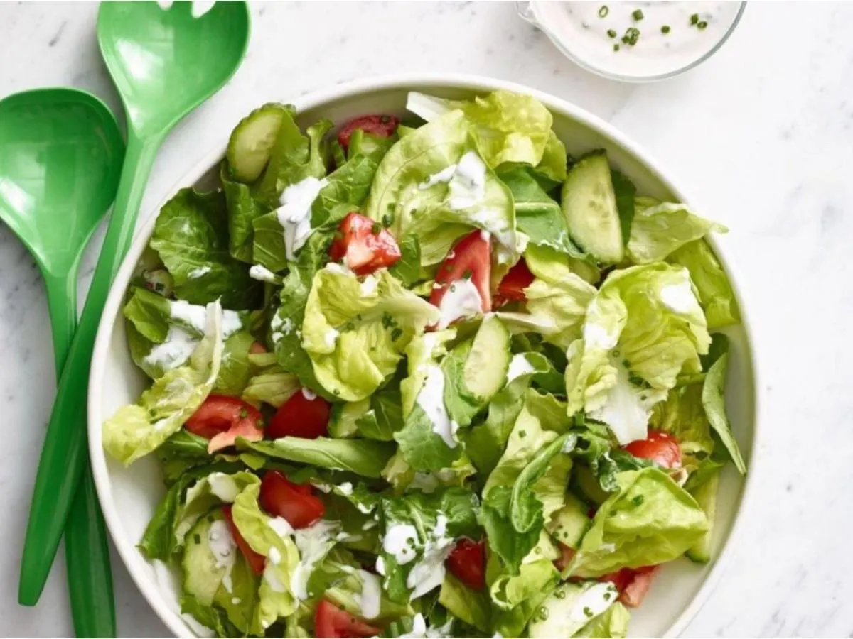 Individual Box: Mixed Green Salad with Ranch Dressing