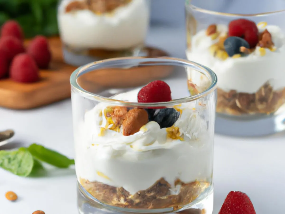 Homemade Individual Yogurt Parfaits with Honey Homemade Individual Yogurt Parfaits with Honey