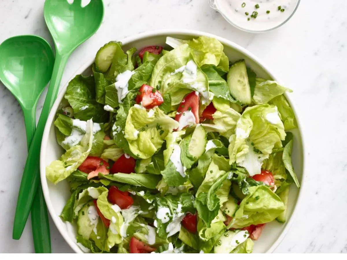 House Salad with Ranch Dressing House Salad with Ranch Dressing