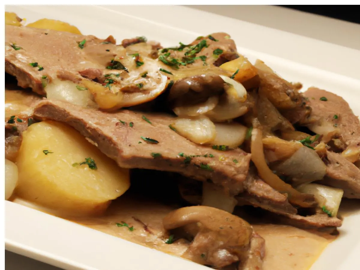 Veal Vesuvio