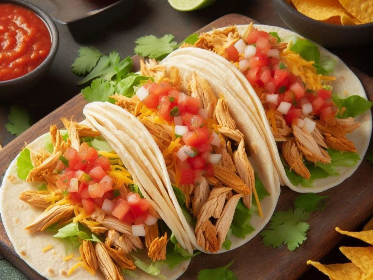Shredded Chicken Taco Box Shredded Chicken Taco Box