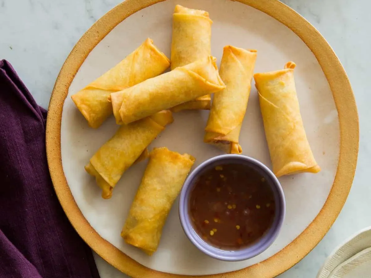 Pork and Shrimp Egg Roll