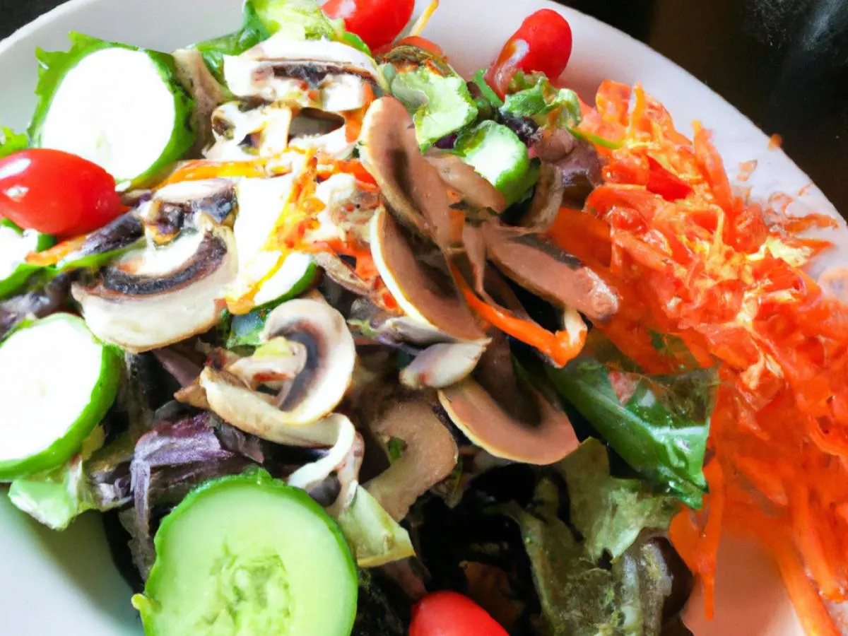 Individual Gluten-Free Garden Salad with Italian Dressing (Allergen-Free)