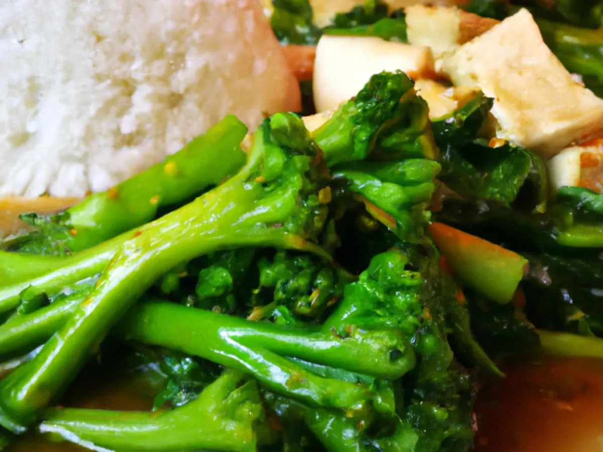 Broccoli With Garlic Sauce | Tofu Broccoli With Garlic Sauce | Tofu