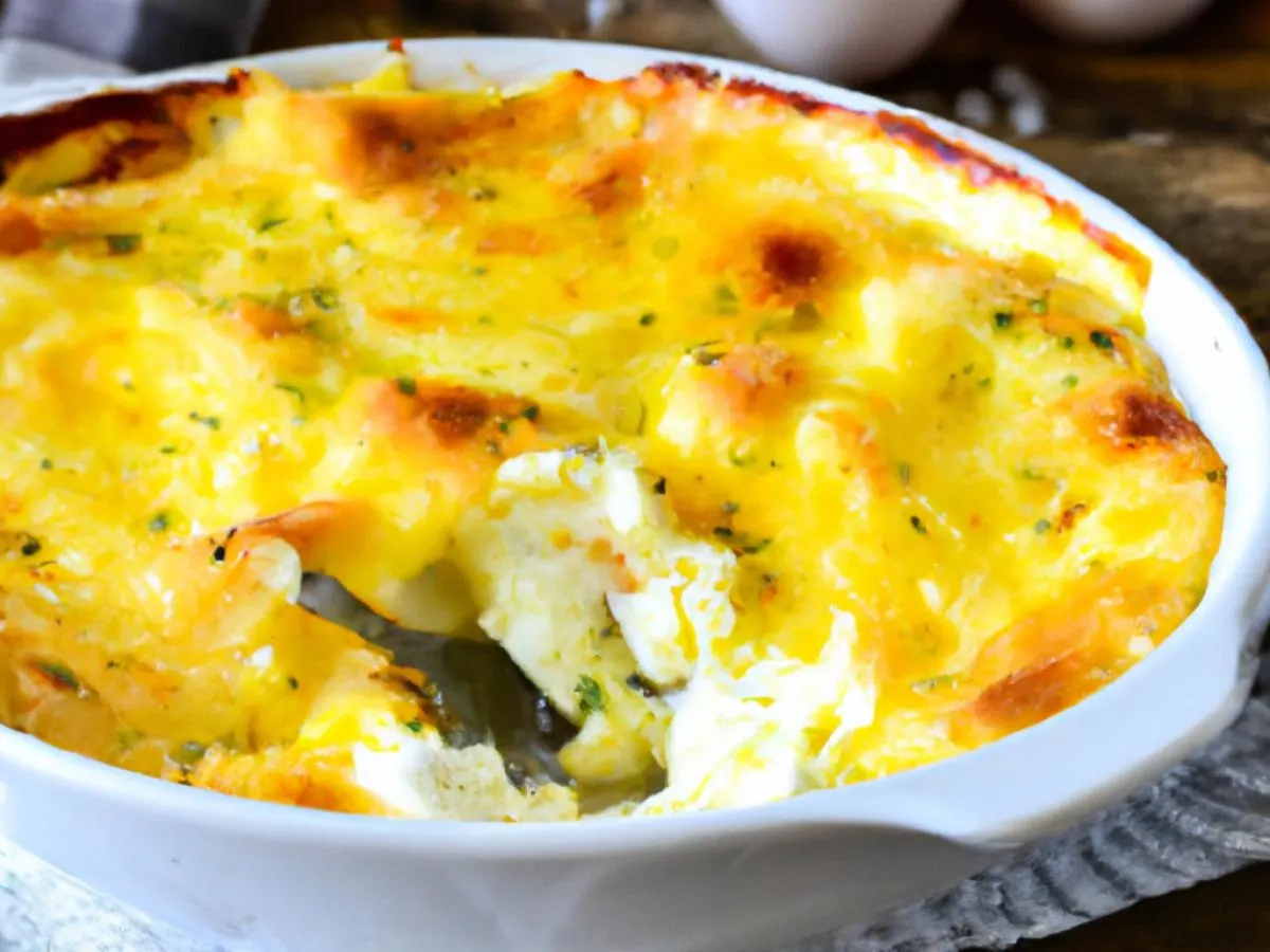 Potato, Cheese, And Egg Casserole