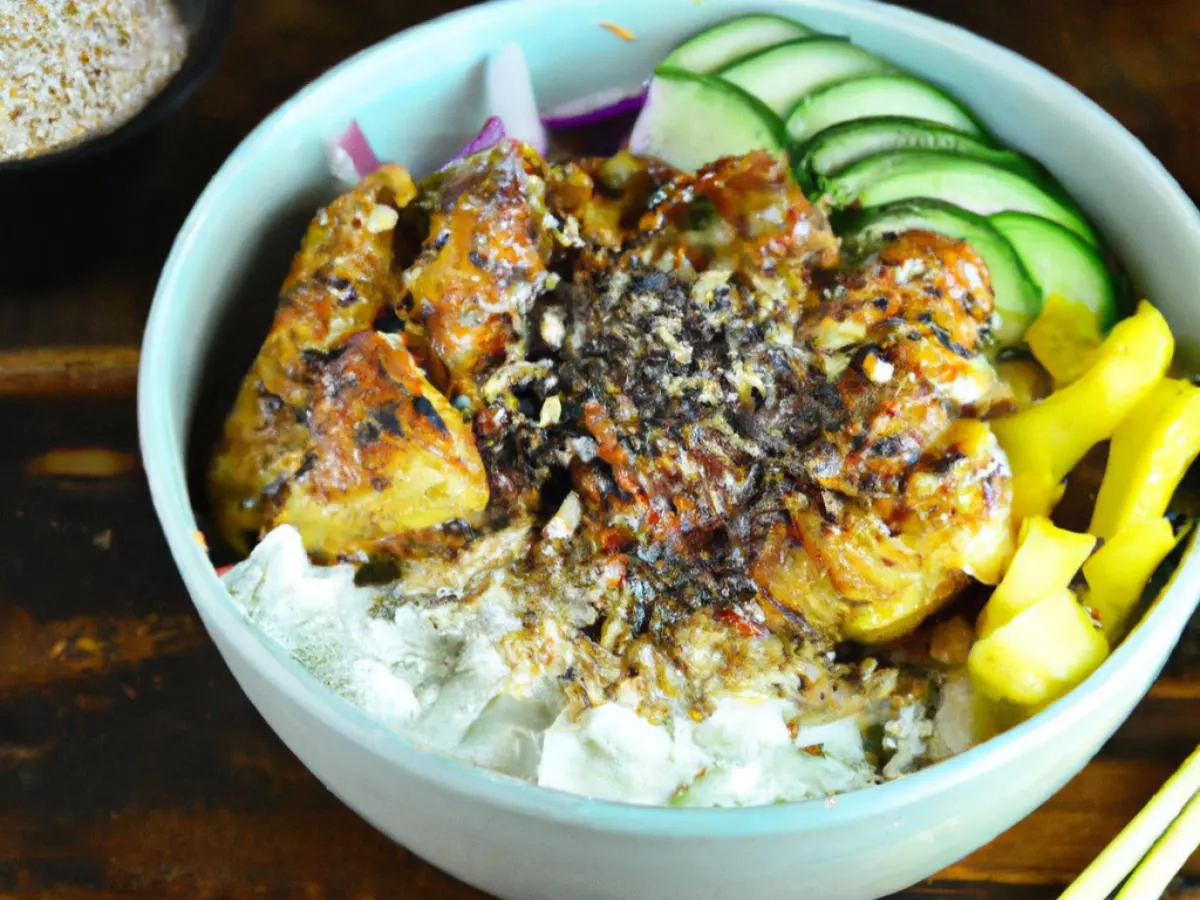 Spiced Peanut Chicken Bowl Spiced Peanut Chicken Bowl