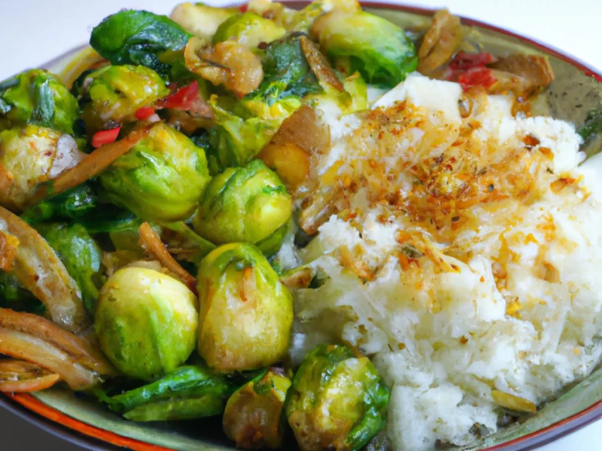 Stir Fried Brussels Veggie Box Stir Fried Brussels Veggie Box