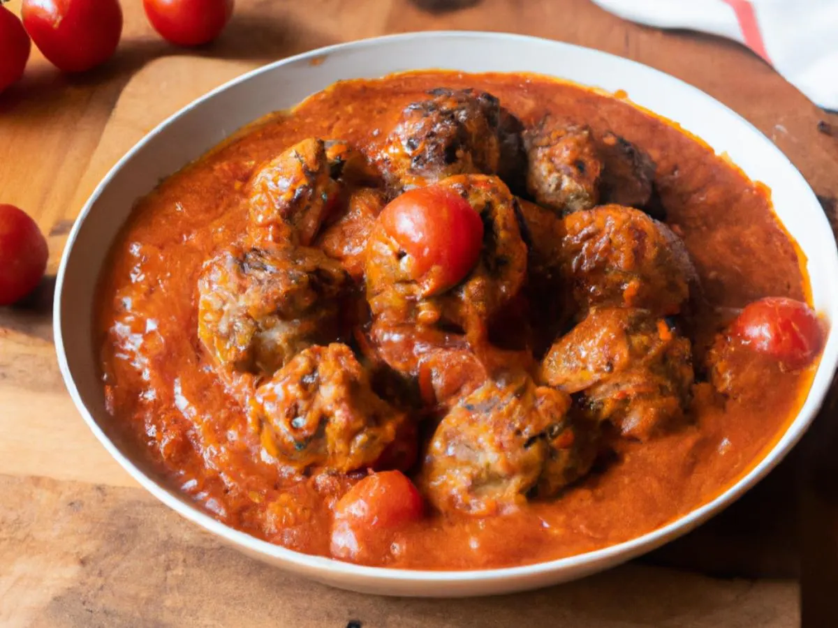 Vegan Impossible Meatballs in Tomato Sauce Vegan Impossible Meatballs in Tomato Sauce