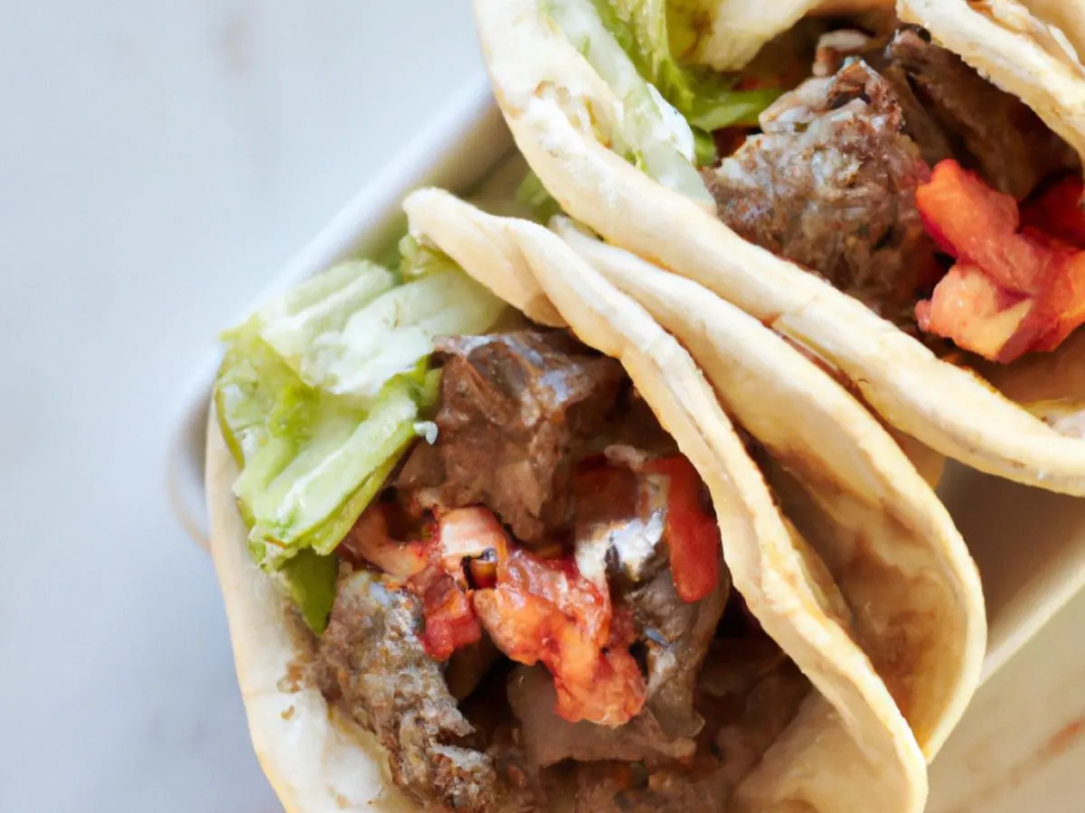 2 x Small Beef Shawarma Pitas 2 x Small Beef Shawarma Pitas