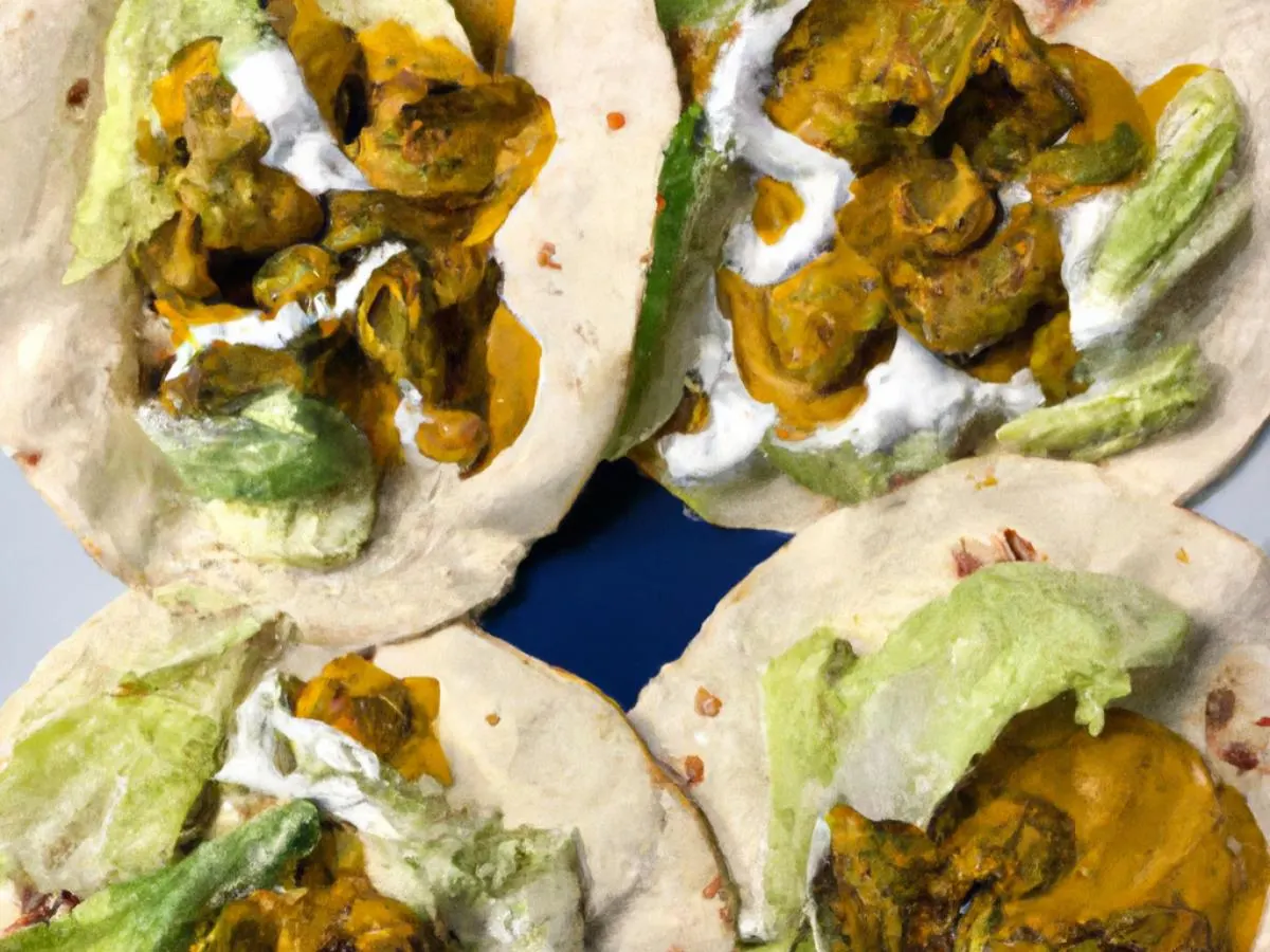 2 x Small Cauliflower Pitas 2 x Small Cauliflower Pitas