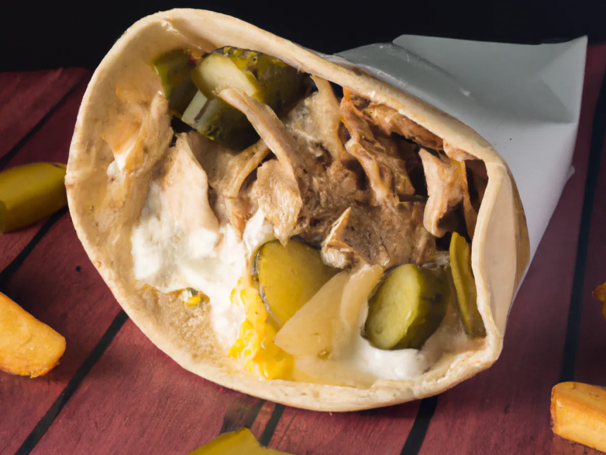 Chicken Shawarma Pita Chicken Shawarma Pita