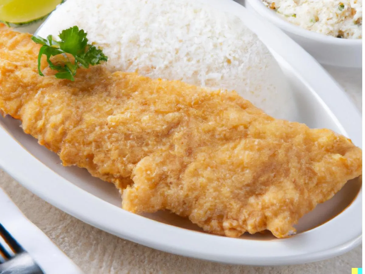 Salt and Pepper Fish Rice Box Salt and Pepper Fish Rice Box