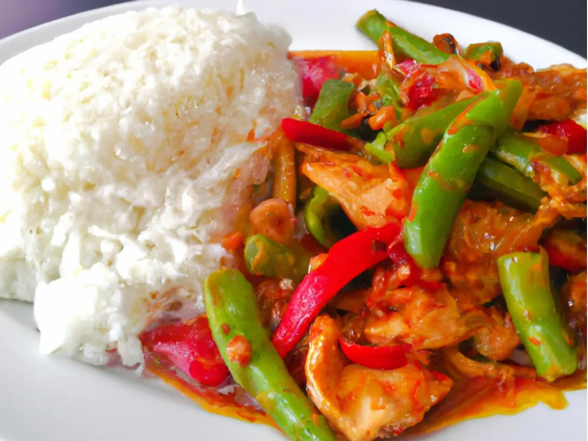 Phad Prik Khing | Chicken Phad Prik Khing | Chicken
