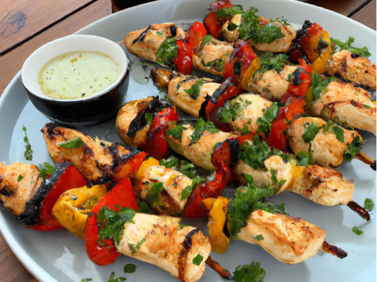 Halal Chicken Kebab Skewers Halal Chicken Kebab Skewers