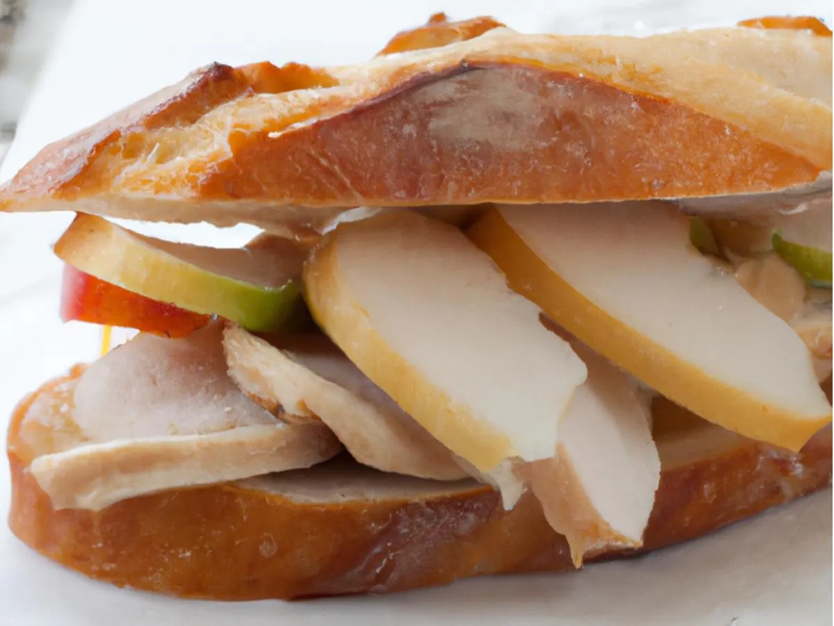 Turkey, Pear, Brie Cheese