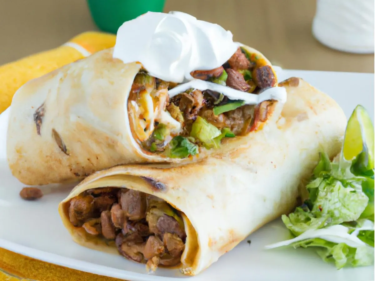 Tio Luis Carne Asada Burrito With Chips and Salsa Tio Luis Carne Asada Burrito With Chips and Salsa
