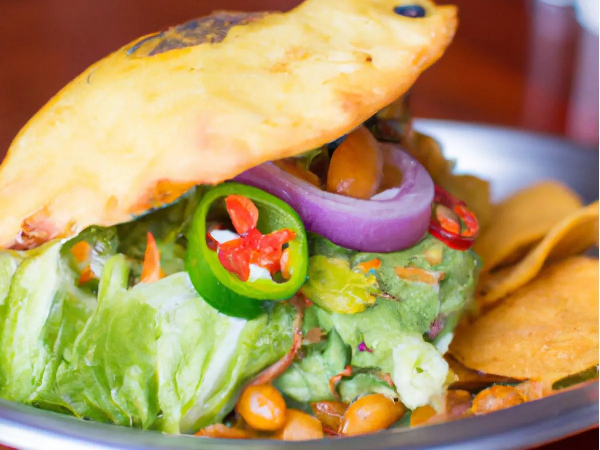 Vegan Torta With Chips and Salsa (no cheese or sour cream ) Vegan Torta With Chips and Salsa (no cheese or sour cream )