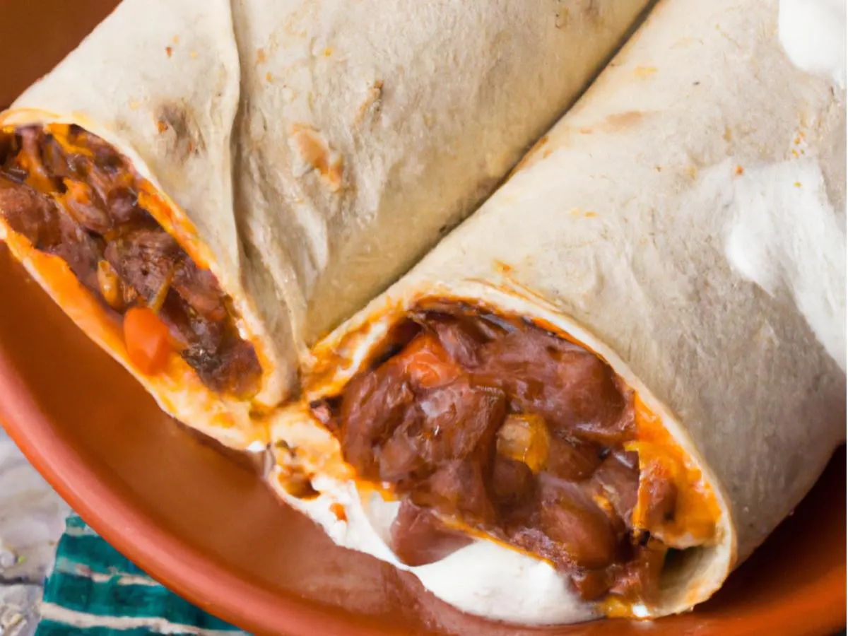 Beef Tinga Burrito Beef Tinga Burrito