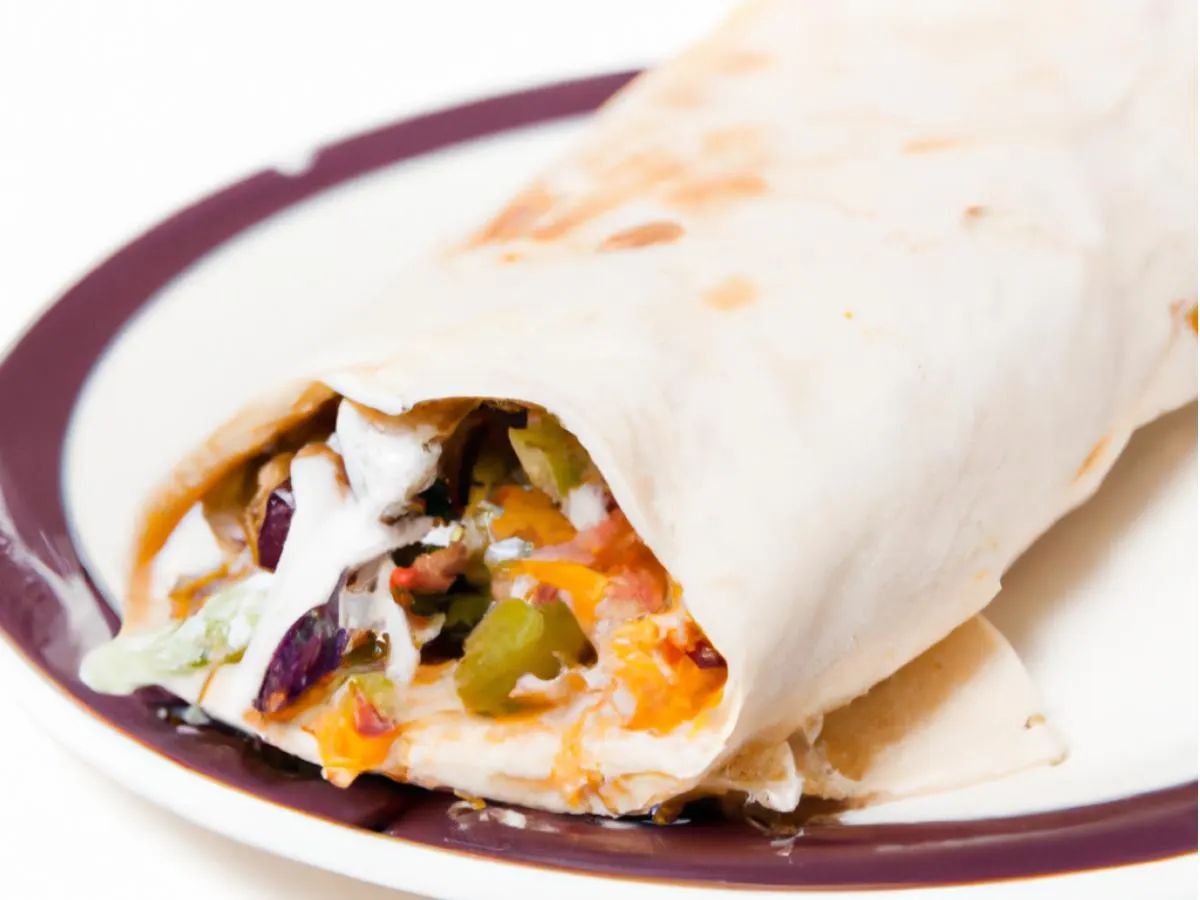 Tio Luis Vegetarian Burrito Tio Luis Vegetarian Burrito