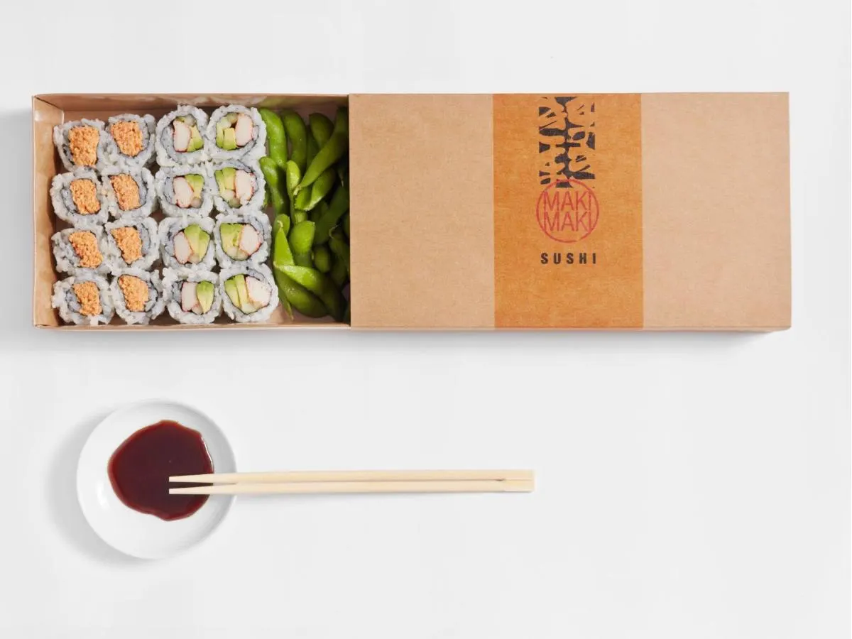 2 Cutups Combo: California and Spicy Crab w/ edamame 2 Cutups Combo: California and Spicy Crab w/ edamame