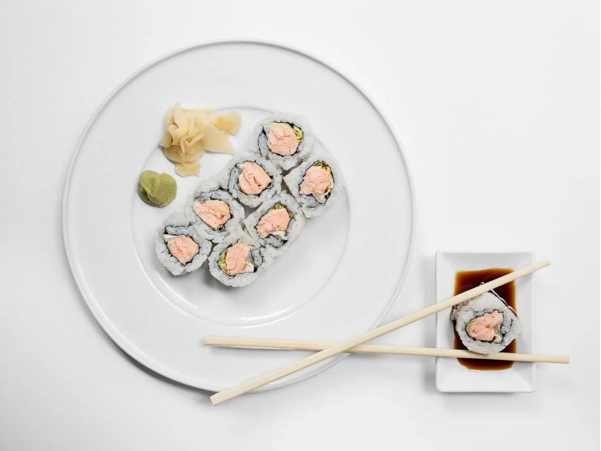Grilled Salmon Toro Roll Grilled Salmon Toro Roll