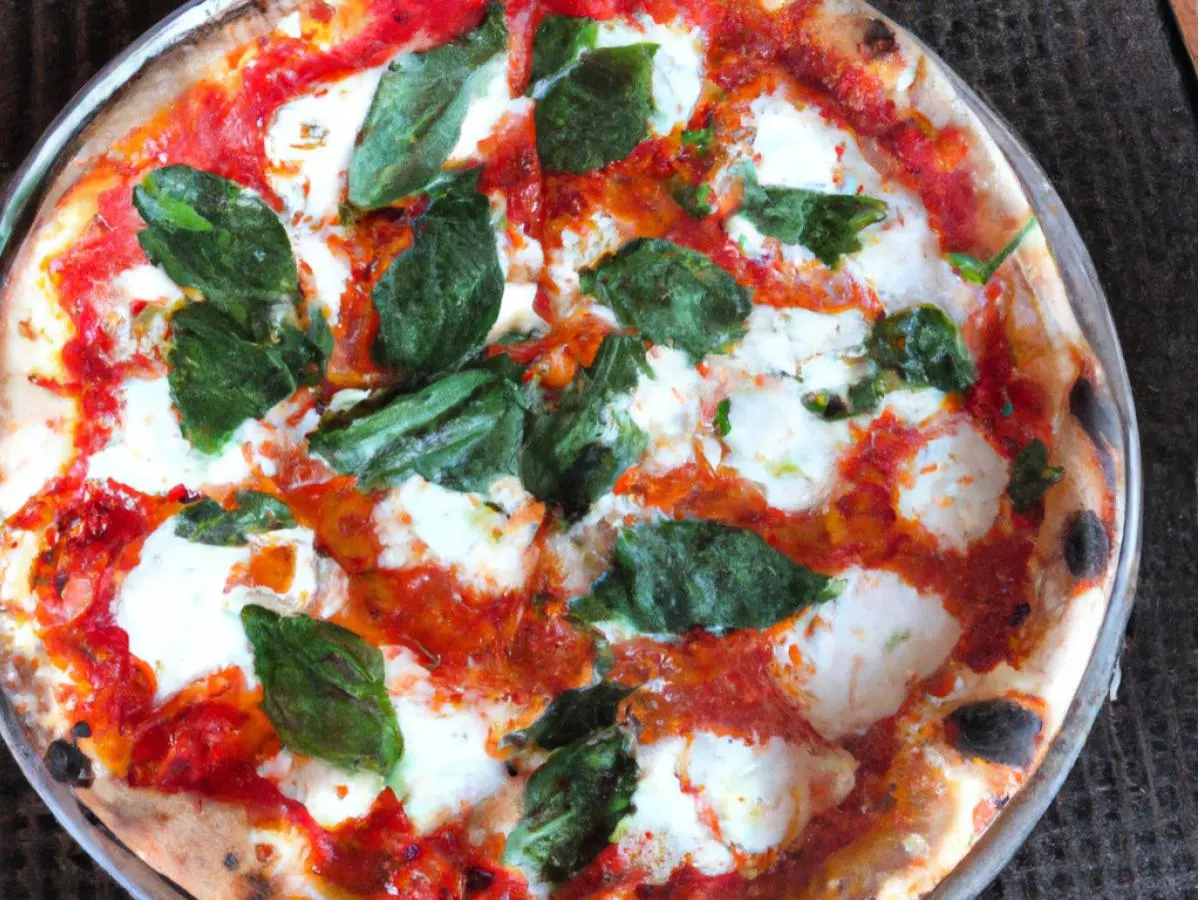 Personal Basil & Tomatoes Pizza Personal Basil & Tomatoes Pizza