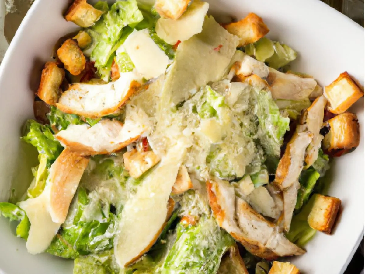 Individual Chicken Caesar Salad