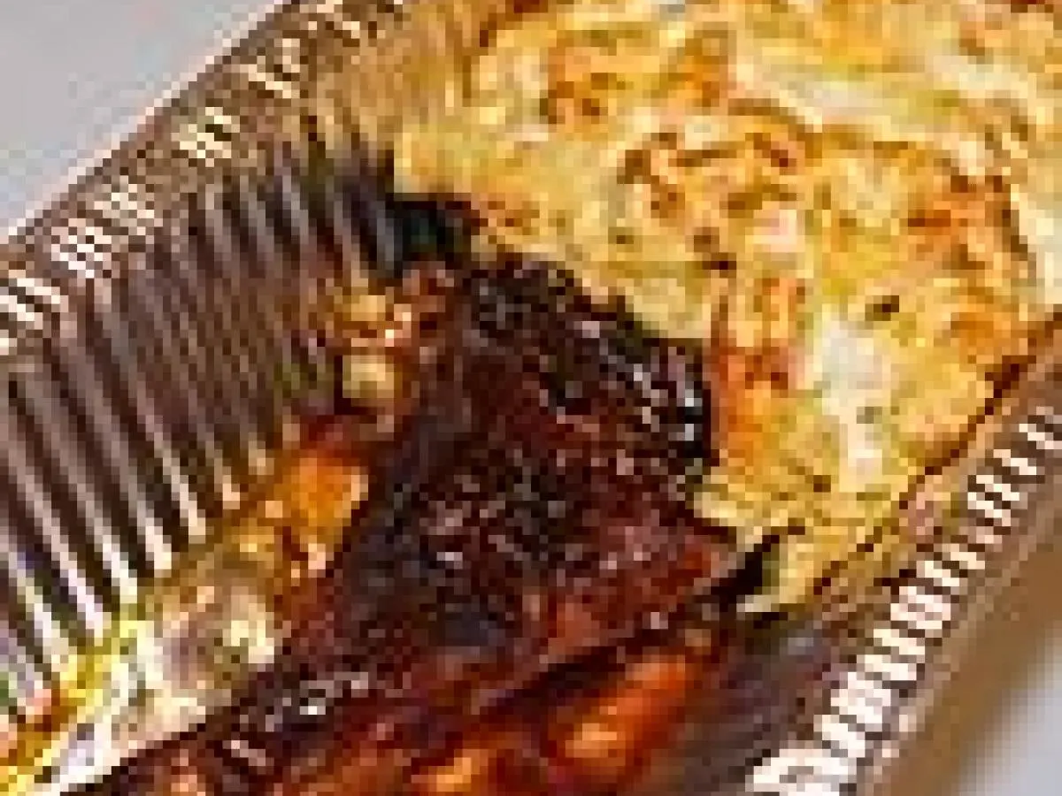 Smoked BBQ Turkey Legs Layered with Baked Mac 'n Cheese Smoked BBQ Turkey Legs Layered with Baked Mac 'n Cheese