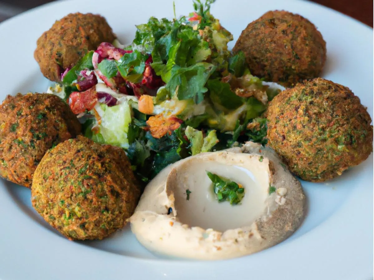 Gluten Free Vegan Falafel With Hummus, Tabouli and Sabich Gluten Free Vegan Falafel With Hummus, Tabouli and Sabich