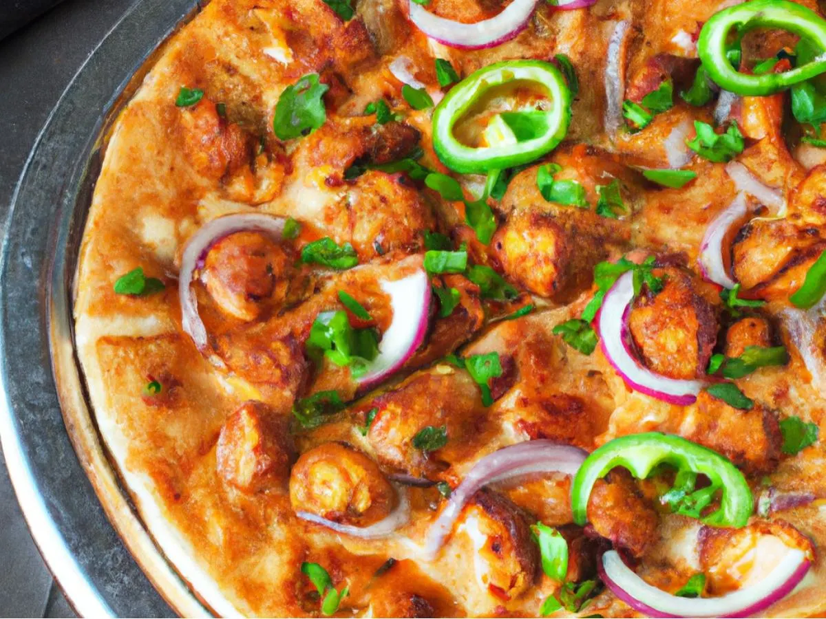 8" Butter Chicken Pizza (Indian Style)