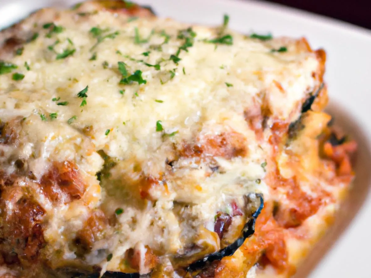 Eggplant Parmigiano Eggplant Parmigiano