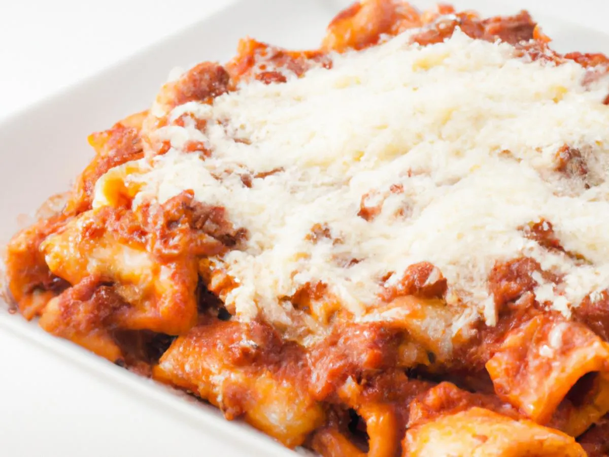 Mostaccioli Marinara Mostaccioli Marinara