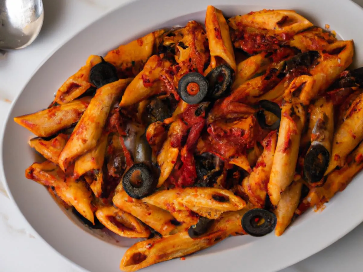 Mostaccioli Putanesca Mostaccioli Putanesca