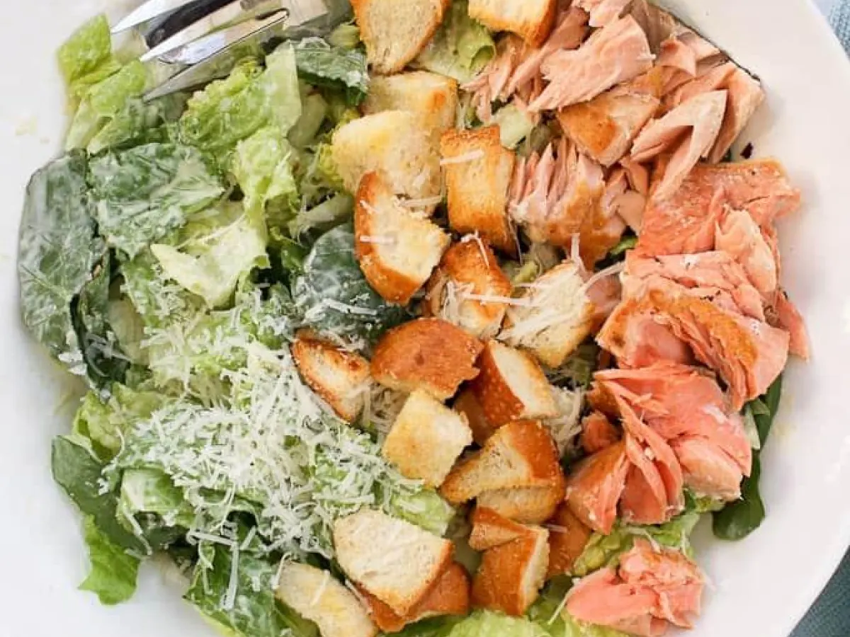 Grilled Salmon Caesar Grilled Salmon Caesar